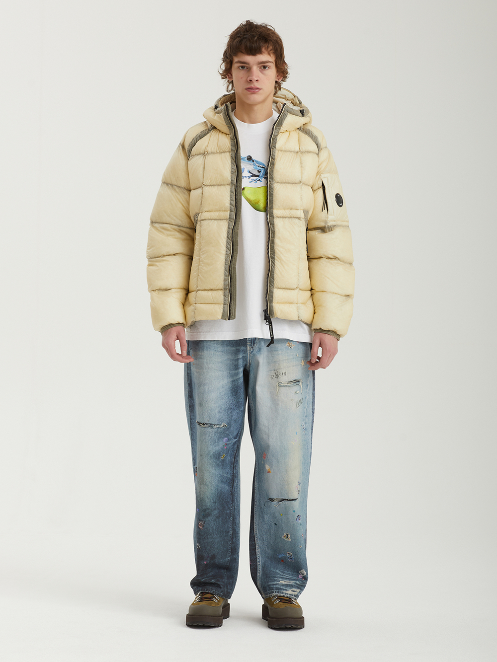 Мужской Пуховик In Dd-shell