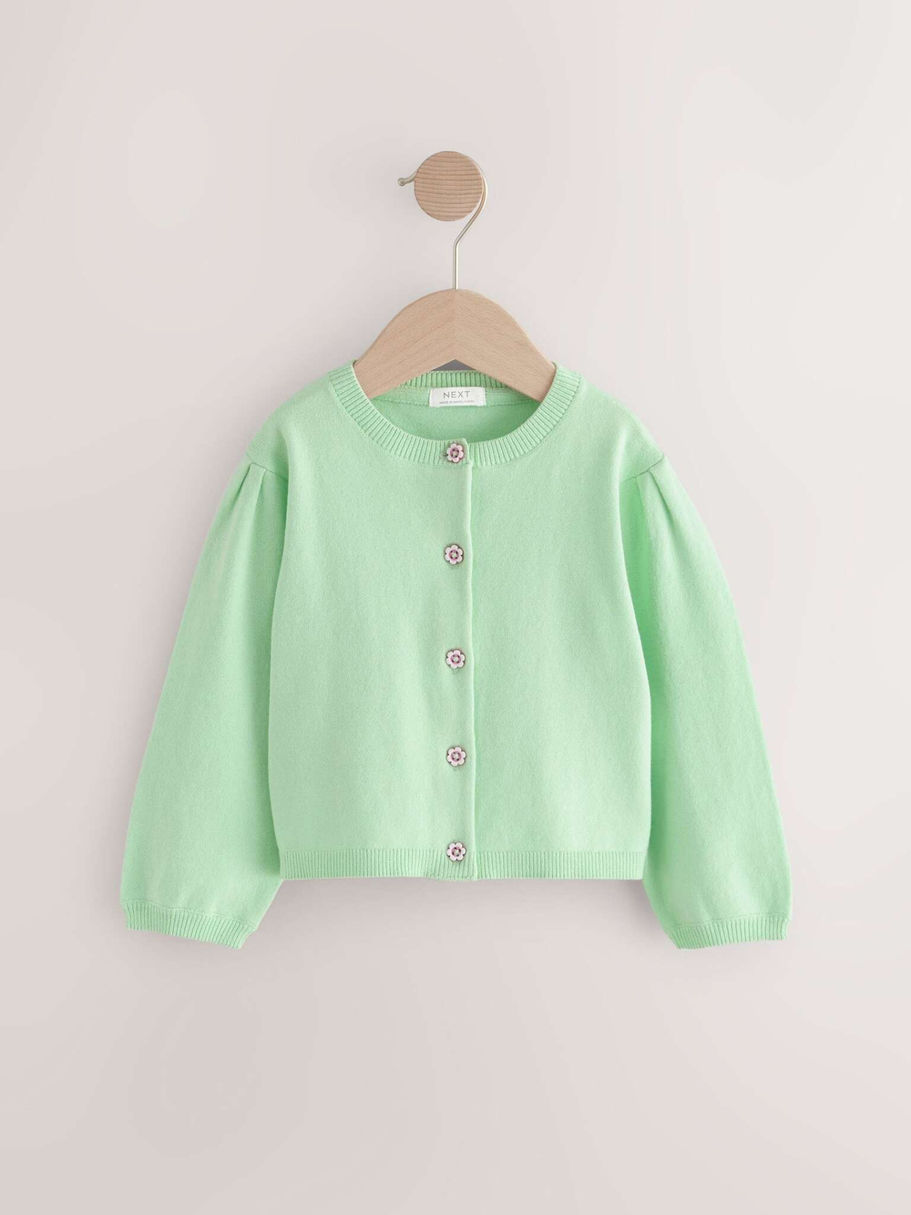 Кардиган для девочки Next AB6-925, Салатовый