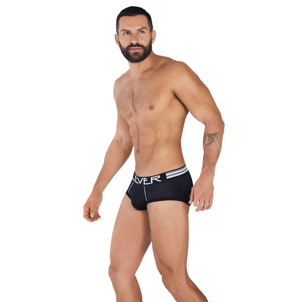 Мужские трусы брифы черные Clever STRATEGY PIPING BRIEF 036211