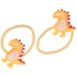 Резинки для волос детские 2шт «Fruit boom - Зверюшки», цвет микс, d-5,5см