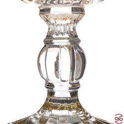 Конфетница на ножке TIMON Tiziano Golden/Palm 16,5*13 см