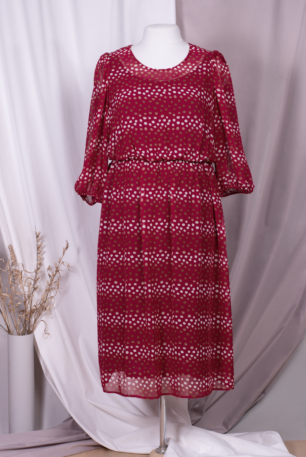 Платье женское 3414ВП, горох #284Гх053414ВП