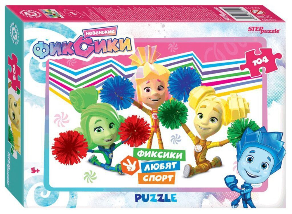 Пазлы 104 элемента 230*330мм. "Фиксики (Аэроплан)"