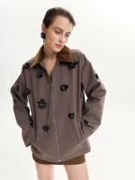 Парка FLOWER DEW, серый