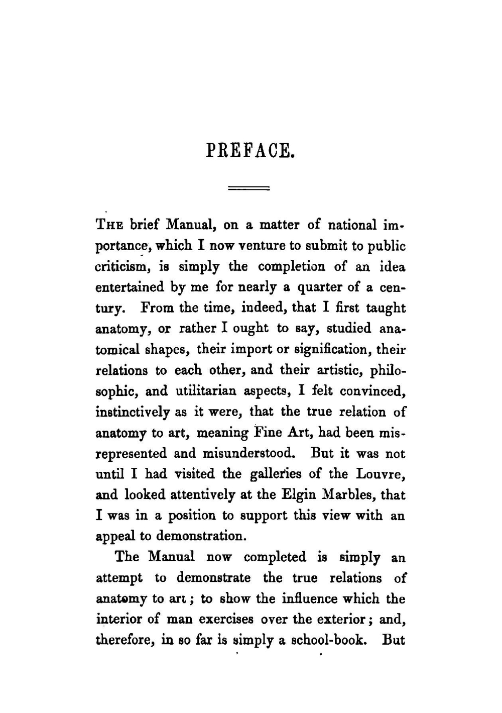 A Manual of Artistic Anatomy | Knox Robert