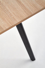 Стол обеденный Halmar ALBON раскладной (дуб сонома серый/черный)