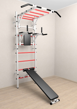 Шведская стенка Sv Sport 524 (Турник рукоход/Брусья/Скамья)