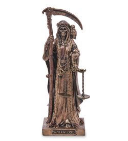 Veronese WS-1488 Статуэтка «Санта Муэрте с косой и весами»