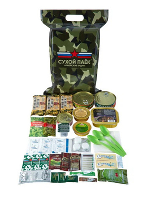 Сухой Паёк «МЧС» Армейские Будни (на 1,5 суток)