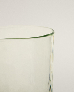 Zara Home стакан из стекла, цвет зелёный, 12.1 см