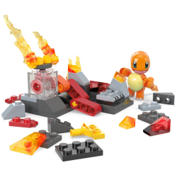MEGA Pokemon - Огненная атака Чармандера Набор строительных блоков 81 шт. HTH86 / артикул   HDL75 HTH86  / GTIN 194735190935