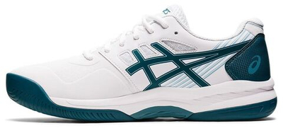 Мужские кроссовки теннисные Asics Gel-Game 8 - white/velvet pine