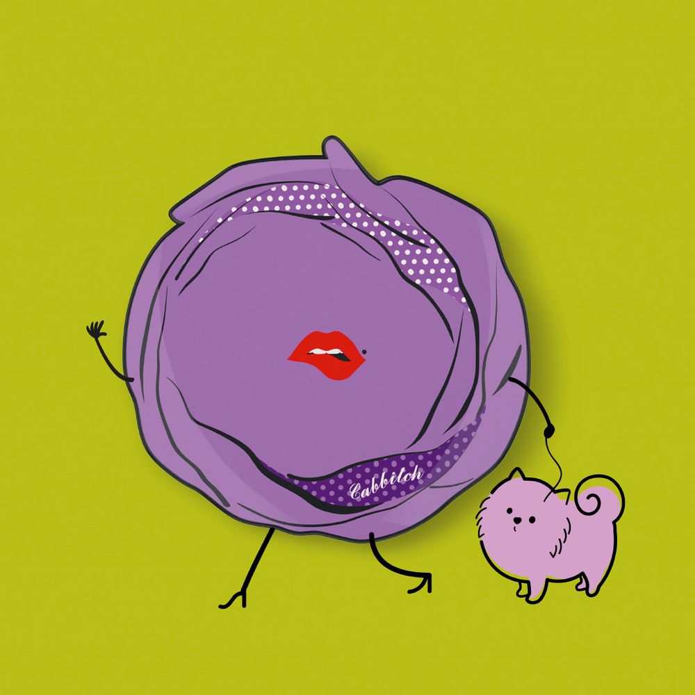 Тарелка сервировочная Cabbitch, 22,5х21 см