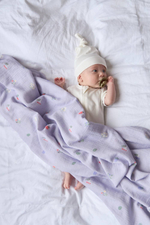 Пелёнки муслиновые BUBA KIDS, 2 шт., Таежные ягоды/ сливочный, 75х115