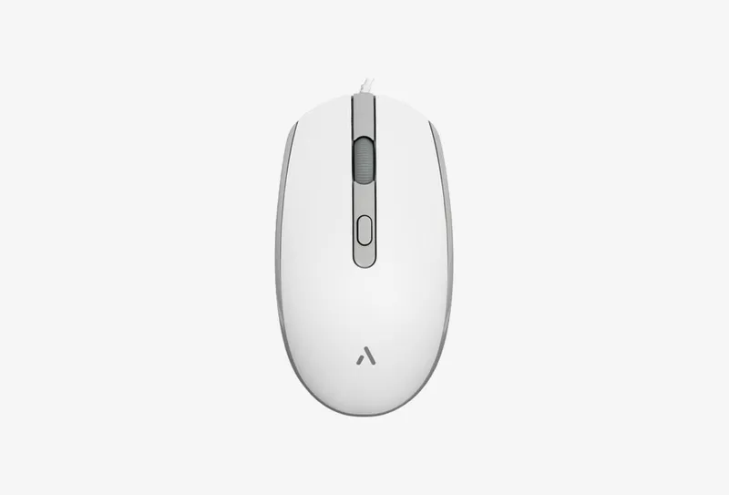 Мышь проводная Aceline CM-M529WT Silent  белый