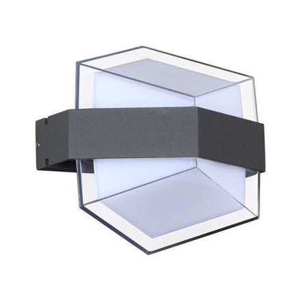358574 STREET NT21 728 темно-серый Ландшафтный настенный светильник IP54 LED 4000K 12W 85-265V KAIMAS