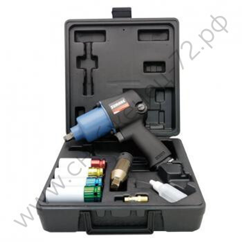 Пневмогайковёрт Sumake ST-5544SHK с набором