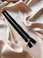 Молния Черная Золото Жемчуг