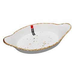Блюдо овальное 22*11,5*3 см 240 мл с ручками   P.L. Proff Cuisine [6]