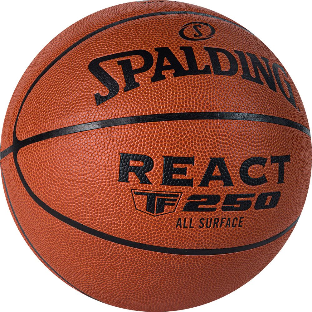 Мяч баскетбольный Spalding TF-250 React 76967z, размер 7, FIBA Approved