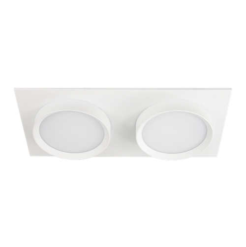 Светильник GX53 ART INFINITY DUO белый, встраиваемый, 220*110 мм, 30 шт/кор