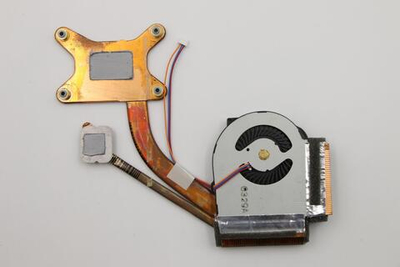 Радиатор с вентилятором для ноутбука Lenovo ThinkPad T410 (04W6596), оригинал