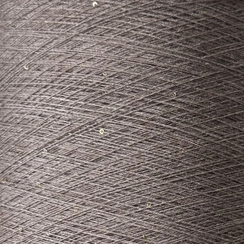 TRANSFORMARE ; 50% кашемир, 50% PVA, нанопайетки 1мм; 2500м/100гр; col. 034, цвет: коричневый ("грецкий орех") с золотыми пайетками; S301; MP