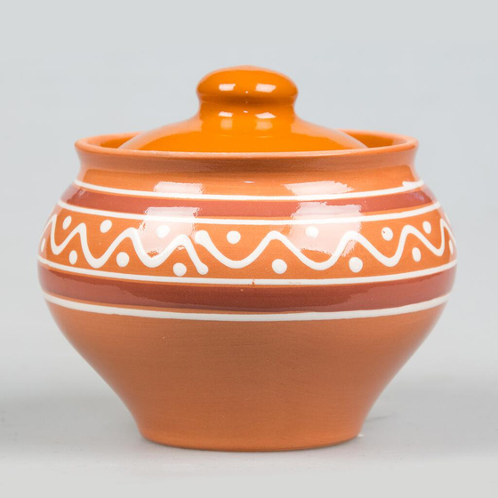 Горшочек 850 мл "Псковский" керамика Россия