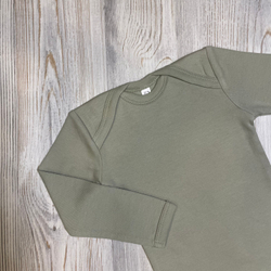 Боди длинный рукав Шалфей