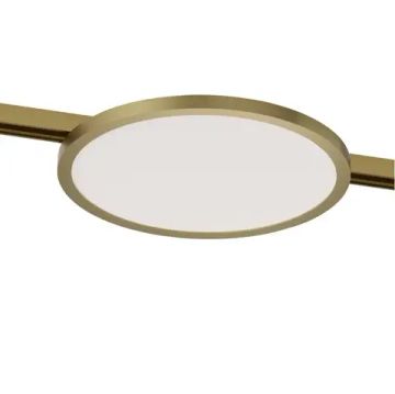 Светильник для трека LED 15W 3000К DK5763-SB сатинированная латунь Flow Shine Denkirs