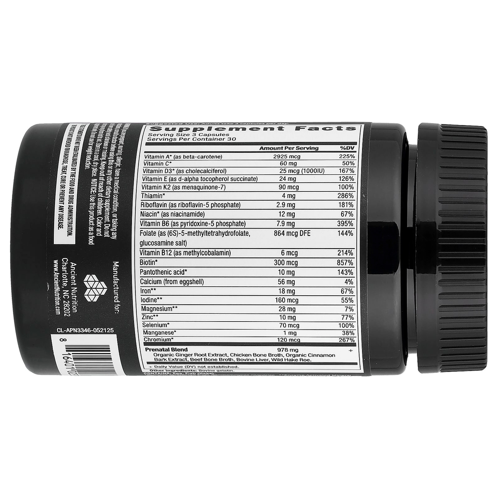 Ancient Nutrition, мультивитамины для беременных, 90 капсул