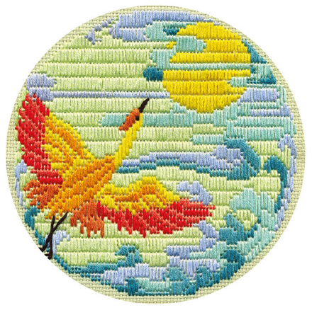 Набор для вышивания "PANNA"  PT-0757  ( ПТ-0757 )  "Журавль"