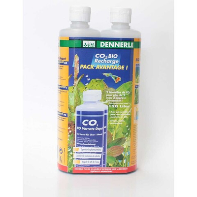 Dennerle Bio CO2 Refill-Depot 2x - два баллона с контролируемым гелем для CO2-систем BIO