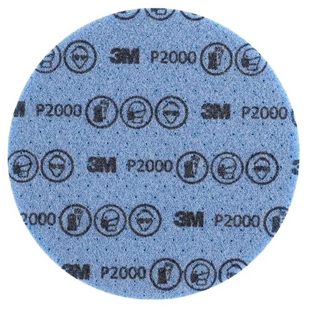 Круг шлифовальный гибкий 3M P2000 D150 на вспененой основе