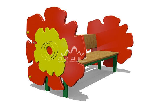 Скамейка детская “Цветок”