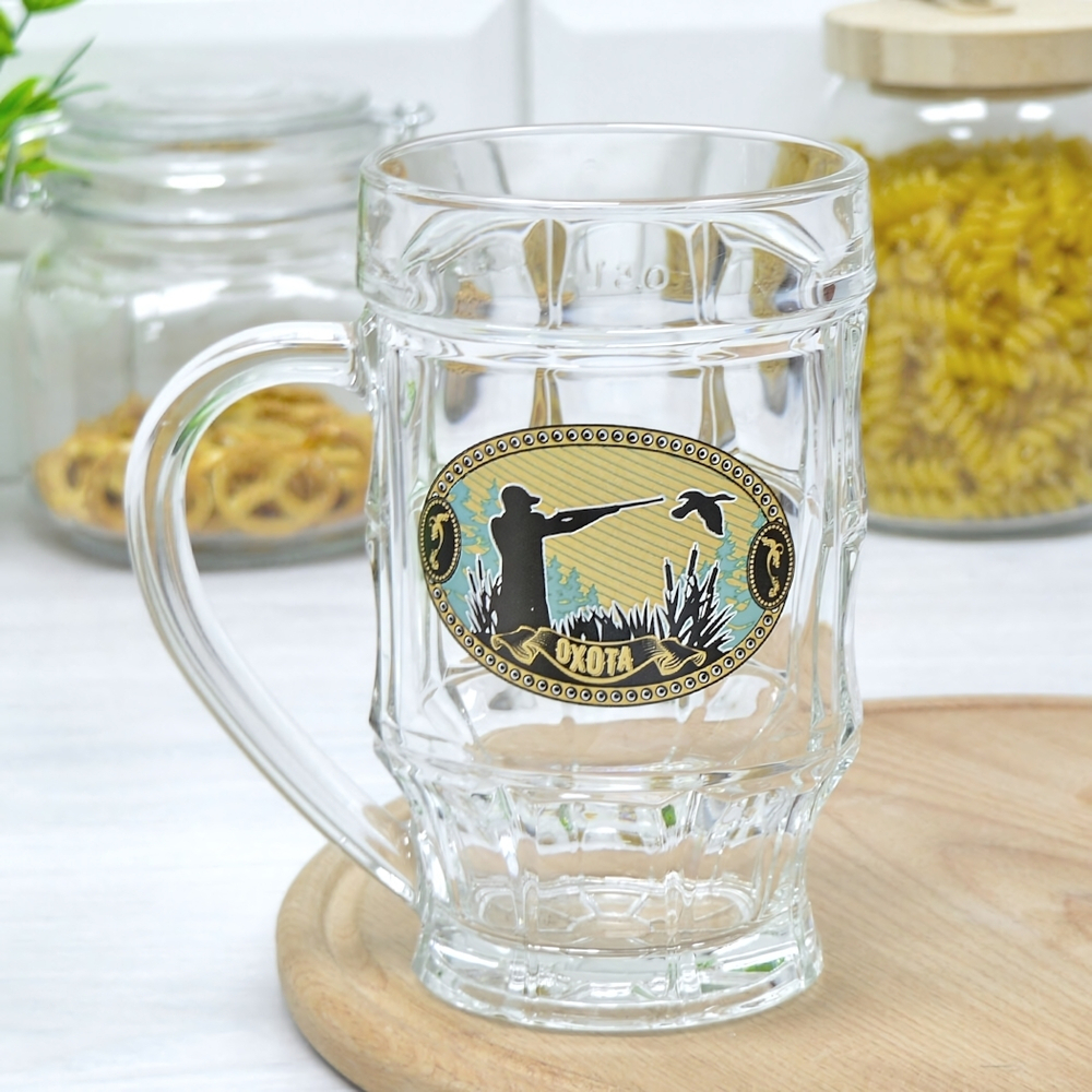 Кружка пивная 500мл "Пинта" На охоте