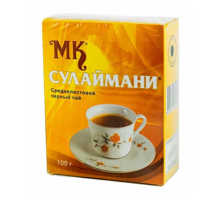 Чай МК Сулаймани Индийский листовой 100 г