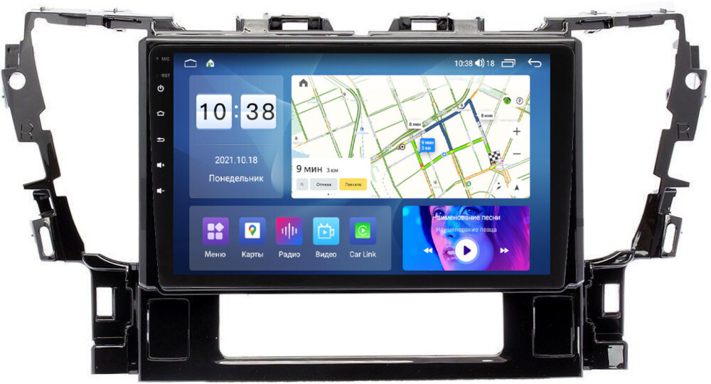 Магнитола для Toyota Alphard H30, Vellfire 2 2015-2023 - Parafar PF694UHD на Android 13, QLED, ТОП процессор, 8Гб+128Гб, CarPlay, 4G SIM-слот