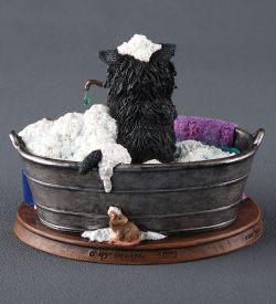 Veronese WS-1357 Статуэтка «Кот - Банный час» (Лиза Паркер)