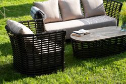 "Валенсия" лаунж-зона из искусственного ротанга, цвет бронзовый