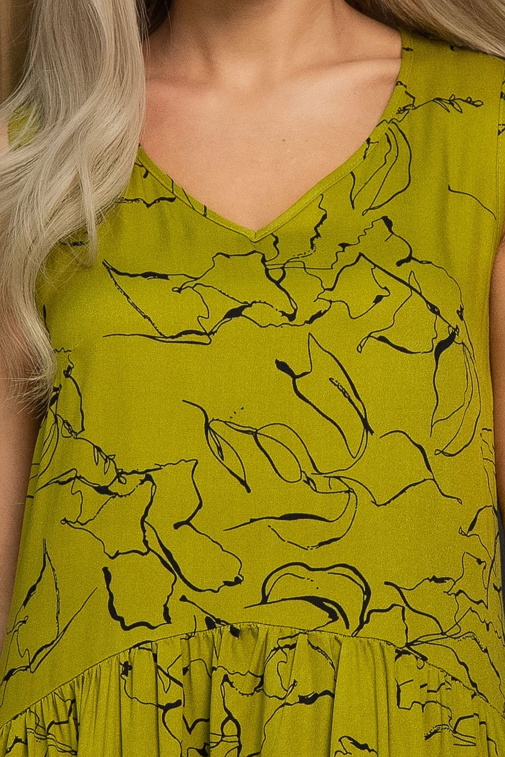 Сарафан Нерея (лайм) П13546-1М LT Collection