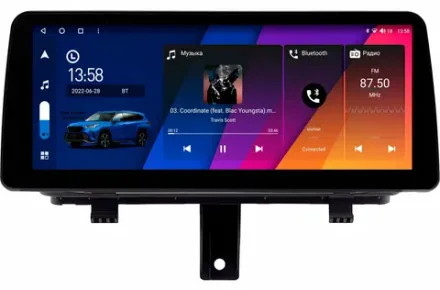 Магнитола Audi Q3 2011-2019 - Canbox H-Line 0080 монитор 12.3" QLED в стиле BMW на Android 10, ТОП-процессор, CarPlay, 4G SIM-слот