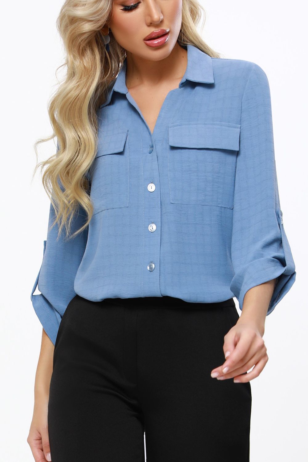 Блузка Верона, блю DStrend (Акция)