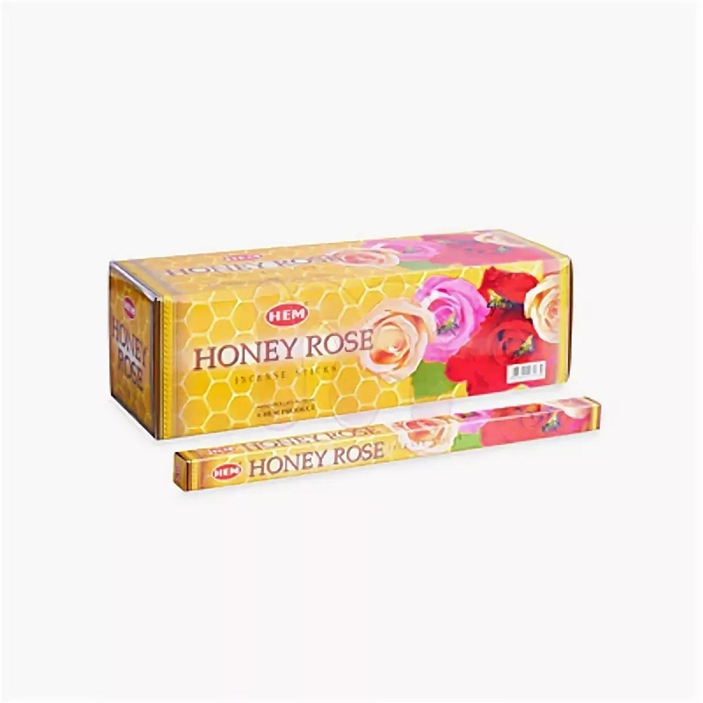 HEM Honey Rose четырехгранник Благовоние Мед Роза