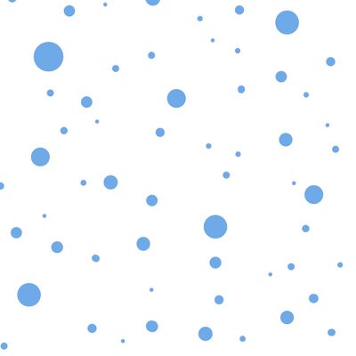 Голубой горох на белом