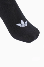 Носки adidas Trefoil Liner 3 Pairs - черный