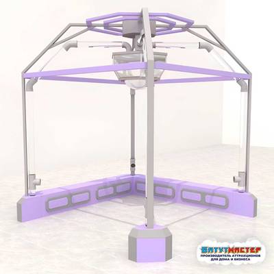 Шаропад для игровой комнаты «Карнавал Шаров», 2,5×2,5×3,2 м