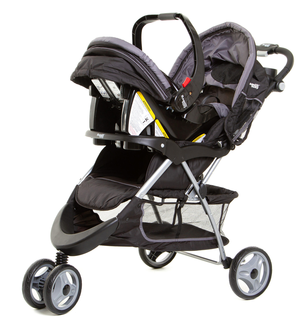 Детская коляска Ramili Baby Rapid TS 2 в 1 (Черный)