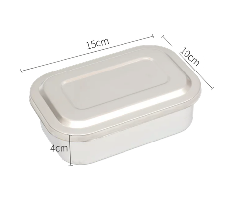 Контейнер металлический для стерилизации 15*10*4 см