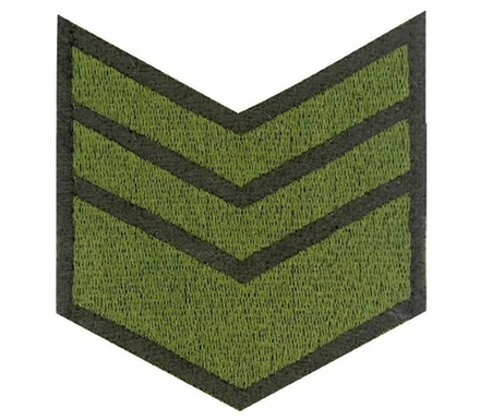 Нашивка за выслугу 7 лет оливковая (на липучке)